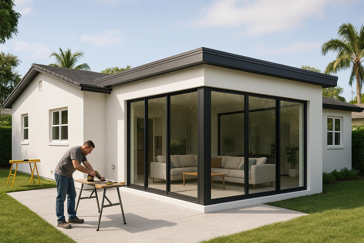 Home Additions service by Blue Heron Construction